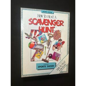 "How to Host a Scavenger Hunt" Sports Fun Filled Urban Safari Theme Game 1990